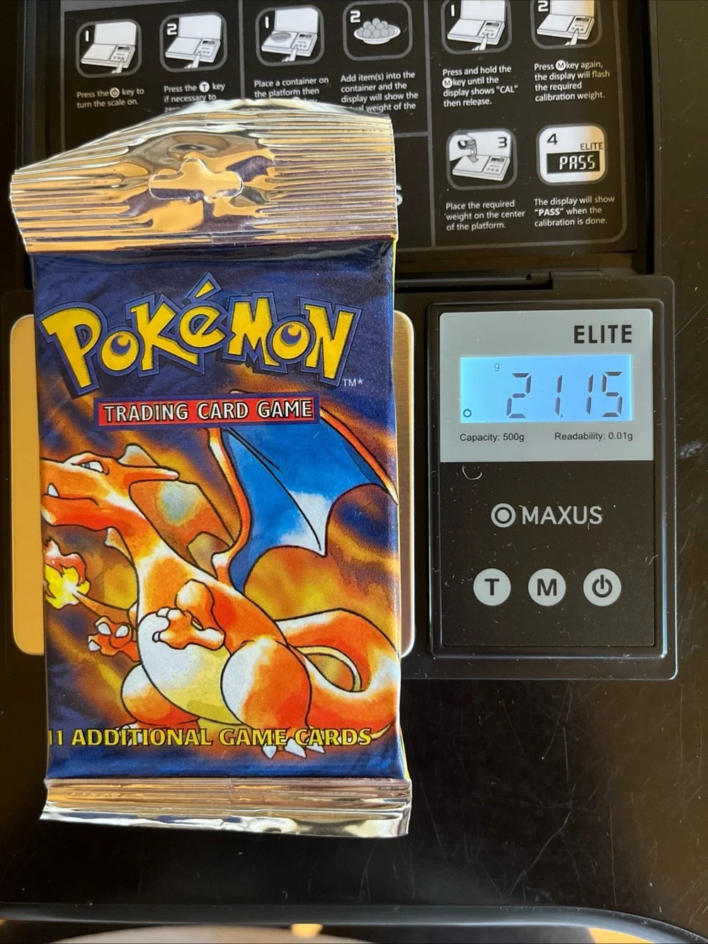 1999 New sealed Pokemon TCG Base Set Booster Pack Charizard Art WTOC long crimp